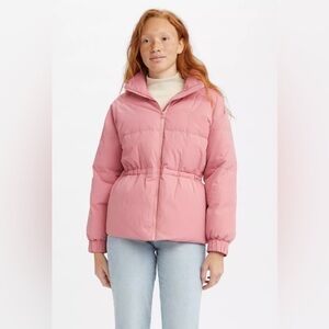 Levi's Women's Rosa Fashion Down Puffer Jacket - Pink